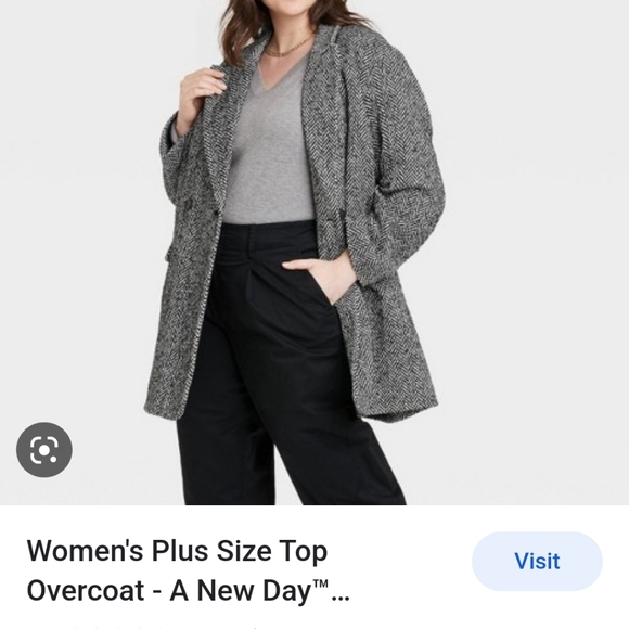 A NEW DAY WOMEN'S BLACK & WHITE TOP OVER COAT SIZE XXL - Picture 12 of 13